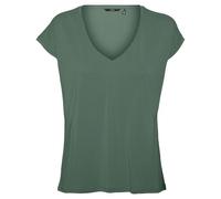 VERO MODA CURVE Vmfilli SS V-Neck tee Ga Curve Top, Laurel Wreath, S para Mujer