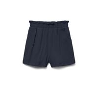 VERO MODA Damen Shorts con Cintura elástica y Textura crepé Paperbag, Color:Armada, Talla:L