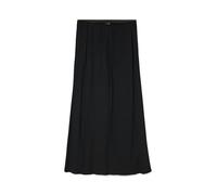 VERO MODA Falda Larga de Mujer con Cintura elástica y Corte en A, Color:Negro, Talla:L
