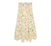 VERO MODA Falda 'VMElena' crema / amarillo / verde / rojo 36 EUR