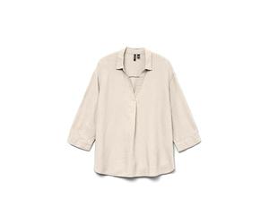VERO MODA Female Top Vmlinn Hemd 3/4 Wvn Ga Noos, Moonbeam, XS Mujeres