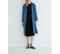 Vero Moda Gabardina larga de mujer vaquera. Azul índigo 42 (XL)