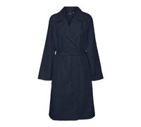 VERO MODA Gabardina larga VMNEEL para mujer, blazer azul marino, M, azul marino, M