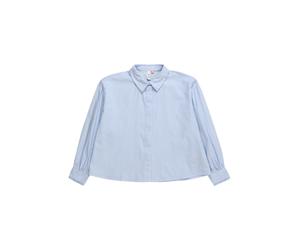 Vero Moda Girl Blusa 'VMPinny' azul claro / blanco 134 azul claro / blanco