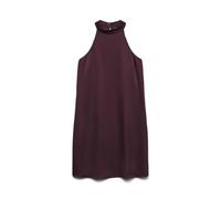 VERO MODA Halter Neck Short Dress Vmelena Wvn-Vestido Corto para Cuello, Winetasting, XS Mujeres