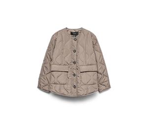 VERO MODA Jacket Chaqueta Vmmillie Noos, Moon Rock, M para Mujer