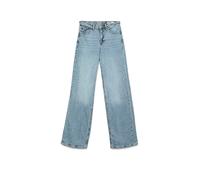 Vero Moda Mujer Corte Ancho VMTESSA Cintura Alta Corte Ancho Pierna Vaqueros, Mezclilla De Color Azul Claro, 27W / 32L