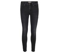 VERO MODA Jeans para Mujer, Negro Denim, XL / 30L