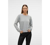 VERO MODA Jersey de lúrex con cuello redondo. Color Gris brillante