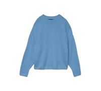 VERO MODA Jersey de Punto para Mujer Corte Holgado Cuello Redondo Hombros caídos Manga Larga