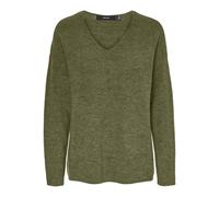 VERO MODA Jersey de Punto para Mujer VMCREWLEFILE, Capulet Olive, XS