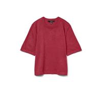 VERO MODA Jersey de Punto para Mujer VMSILJE, Rojo, XS