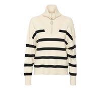 VERO MODA Jersey 'Saba' crema / negro, Talla L