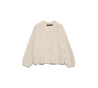 VERO MODA Jersey 'VMCarmen' ecru S ecru