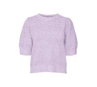 Vero Moda Vmdoffy Ga Noos - Jersey de Cuello Redondo para Mujer, Orchid Bloom/Detail:Melange, S