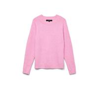 VERO MODA Vmdoffy LS O-Neck Blouse Ga Noos Suéter, Fucsia Rosa/Detalle: Melange, S para Mujer