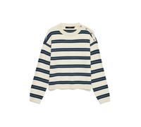 VERO MODA Jersey 'VMGOLD' beige / azul L beige / azul