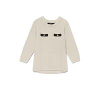 VERO MODA Jersey 'VMHarper' beige / negro M beige / negro