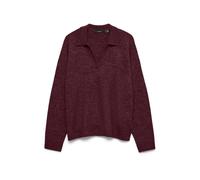 VERO MODA Jersey 'VMLefile' rojo vino L rojo vino