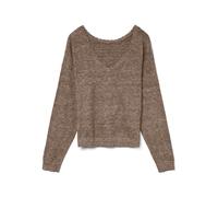VERO MODA Jersey 'VMMarina' marrón moteado S marrón moteado