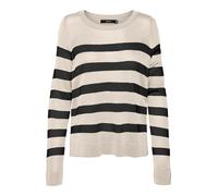 VERO MODA Jersey 'VMNOVA' crema / negro S crema / negro