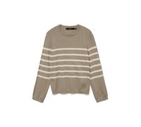 VERO MODA Jersey 'VMSABA' beige / marrón M beige / marrón