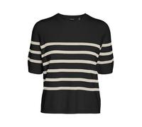 VERO MODA Jersey 'VMSaba' crema / negro S crema / negro