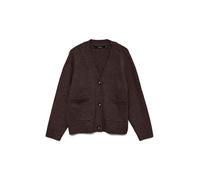 VERO MODA Knitted Cardigan VMBOOM Knit Cardigan Chocolate Torte L Chocolate Torte L