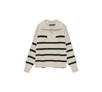 Vero Moda Vmsaba Stripe Ls Highneck Blouse Ga Noos L Blanco