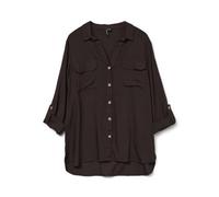 VERO MODA L/S Shirt Vmbumpy L S Camiseta New Wvn Ga Noos, Pastel de Chocolate, XL Mujeres