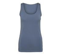 VERO MODA Long Tank Top Vmlulu-Camiseta de Tirantes Larga Jrs Ga Noos, China Blue, M Mujeres