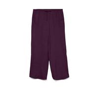 VERO MODA Loose Pant Vmmelaney HW Pantalones Holgados WVN GA Noos, Vino, XL Mujeres, Vino., XL
