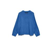 Vero Moda LS O-Neck Vmboom Ga Noos - Jersey con Cuello Redondo, nebulas Azul, M para Mujer, Nebulas Blue, M