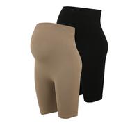 Vero Moda Maternity Leggings 'VMMisa' marrón claro / negro L-XL marrón claro / negro