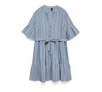 Vero Moda Maternity Vestido camisero 'VMMelena' marino / azul oscuro / blanco 44 EUR