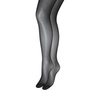Vero Moda Medias de mujer, Negro/Paquete: negro y negro, M-L