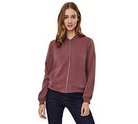 VERO MODA Mujer Chaqueta Blouson Fly Away Cuello Cremallera Chaqueta Ligera Versátil, Color:Marrón-3, Talla:M