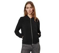VERO MODA Mujer Chaqueta Blouson Fly Away Cuello Cremallera Chaqueta Ligera Versátil, Color:Negro, Talla:L