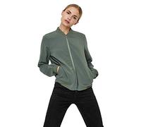 VERO MODA Mujer Chaqueta Blouson Fly Away Cuello Cremallera Chaqueta Ligera Versátil, Color:Verde-2, Talla:XS