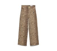 Vero Moda VMTESSA HR WIDE STRETCH AOP JEANS NOOS 26 X 32 Marrón