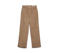 VERO MODA Mujer Corte Ancho VMTESSA Cintura Alta Corte Ancho Vaqueros, Silver Mink, 32W / 32L
