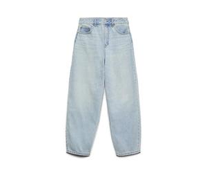 Vero Moda Mujer Mamá Cintura Alta Fit Vmbillie HR Barrel ANK Jeans Mix Ga Noos, Mezclilla De Color Azul Claro, 27W / 32L