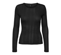 VERO MODA Mujer Vmlisa LS Top JRS Noos, Negro, S