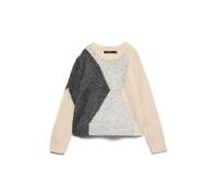 VERO MODA Neck Pullover Vmkeisa LS-Sudadera con Cuello Redondo, Abedul, XS para Mujer