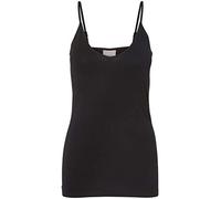 Vero Moda NOS Damen Top VMMAXI MY SOFT V SINGLET NOOS, Schwarz (Black), 34 (Herstellergröße: XS)