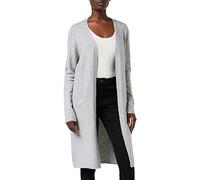 VERO MODA NOS Mujer Vmdoffy LS Long Open Cardigan Noos Chaqueta Punto Not Applicable, Gris (Light Grey Melange Light Grey Melange), 38 (Talla del Fabricante: Small)