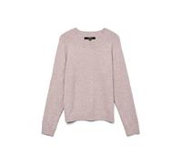 Vero Moda Nos Mujer Vmdoffy LS O-Neck Blouse Noos suéter Not Applicable, Rosa (Woodrosemelange), 38 (Talla del Fabricante: Small)