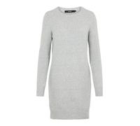 VERO MODA NOS Mujer Vmdoffy LS O-Neck Dress Noos Vestido Not Applicable, Gris (Light Grey Melange Light Grey Melange), 44 (Talla del Fabricante: X-Large)