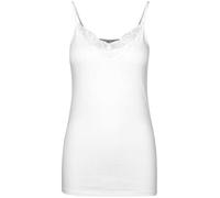 Vero Moda Nos Mujer Vminge Lace Singlet Ga Noos Blusas Not Applicable, Bright White, XL