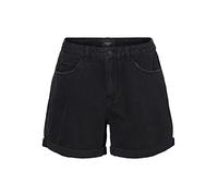 Vero Moda Nos Mujer Vmnineteen HR Loose Shorts Mix Noos Pantalones Cortos Not Applicable, Negro (Black Black), 36 (Talla del Fabricante: X-Small)